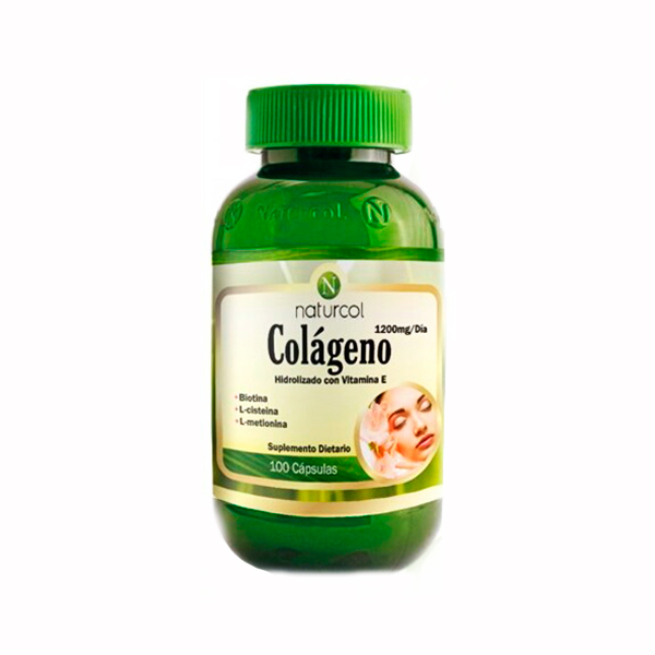 COLAGENO HIDROLIZADO + VITAMINA E, BIOTINA X 100 CÁPSULAS