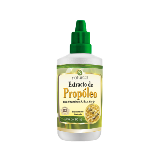 [NXPR] EXTRACTO DE PROPOLEO CON VITAMINA A, B12, C Y D X 60mL