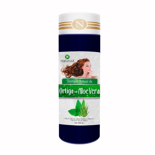 [XSHO] SHAMPOO DE ORTIGA CON ALOE VERA 500mL